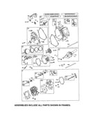 Head-cylinder/crankshaft