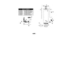 Kenmore 153339432 water heater-40 gal. short (natural) diagram