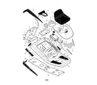 Craftsman 53627630 chassis/hood diagram