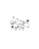 Drive control/gear case/wheels