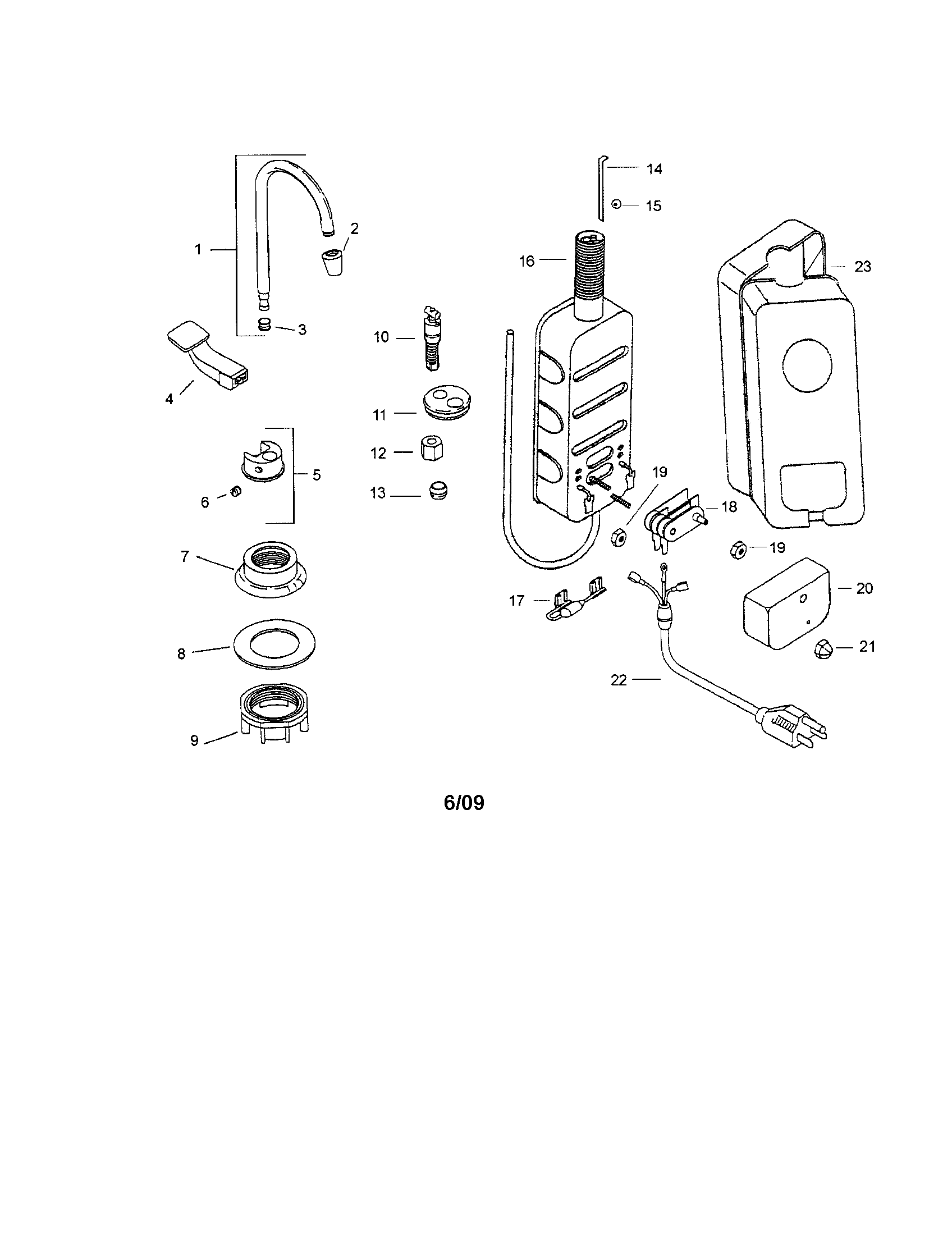 Hot water dispenser