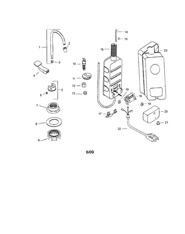 Hot water dispenser