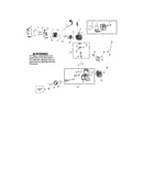 Cylinder/muffler/crankshaft