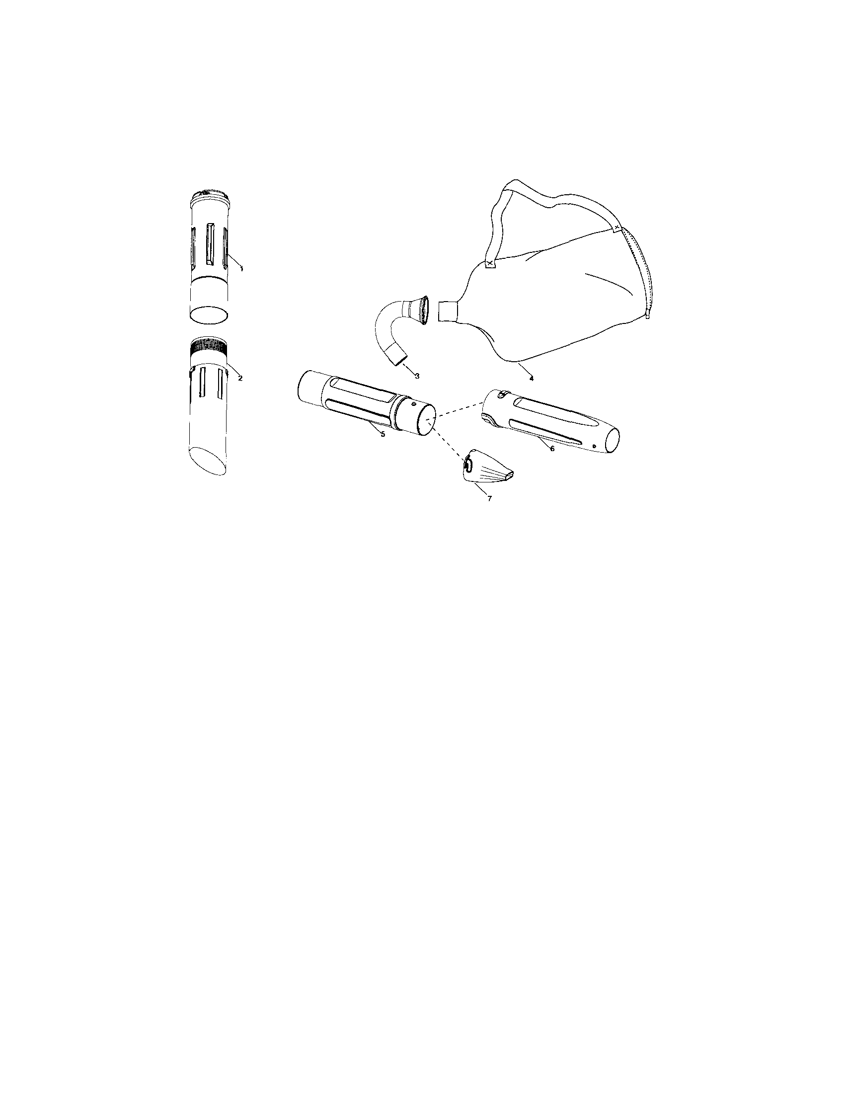 Vac bag/hose