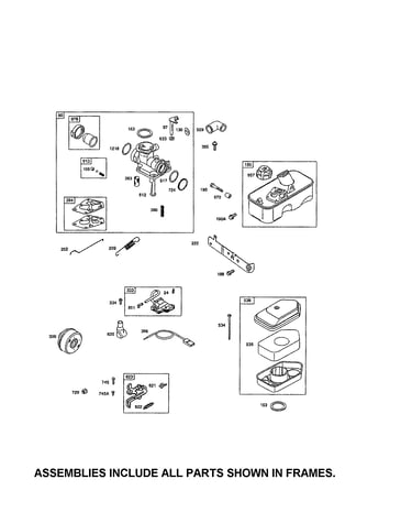 Carburetor/fuel tank