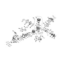 Ryobi RY30530 short block/rotor/fuel tank diagram