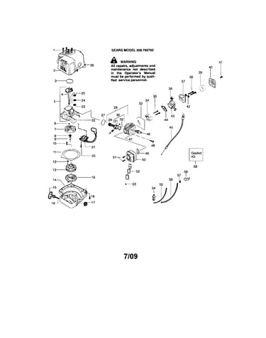 Shroud/crankcase/crankshaft