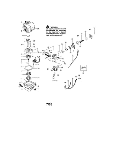 Shroud/crankcase/crankshaft