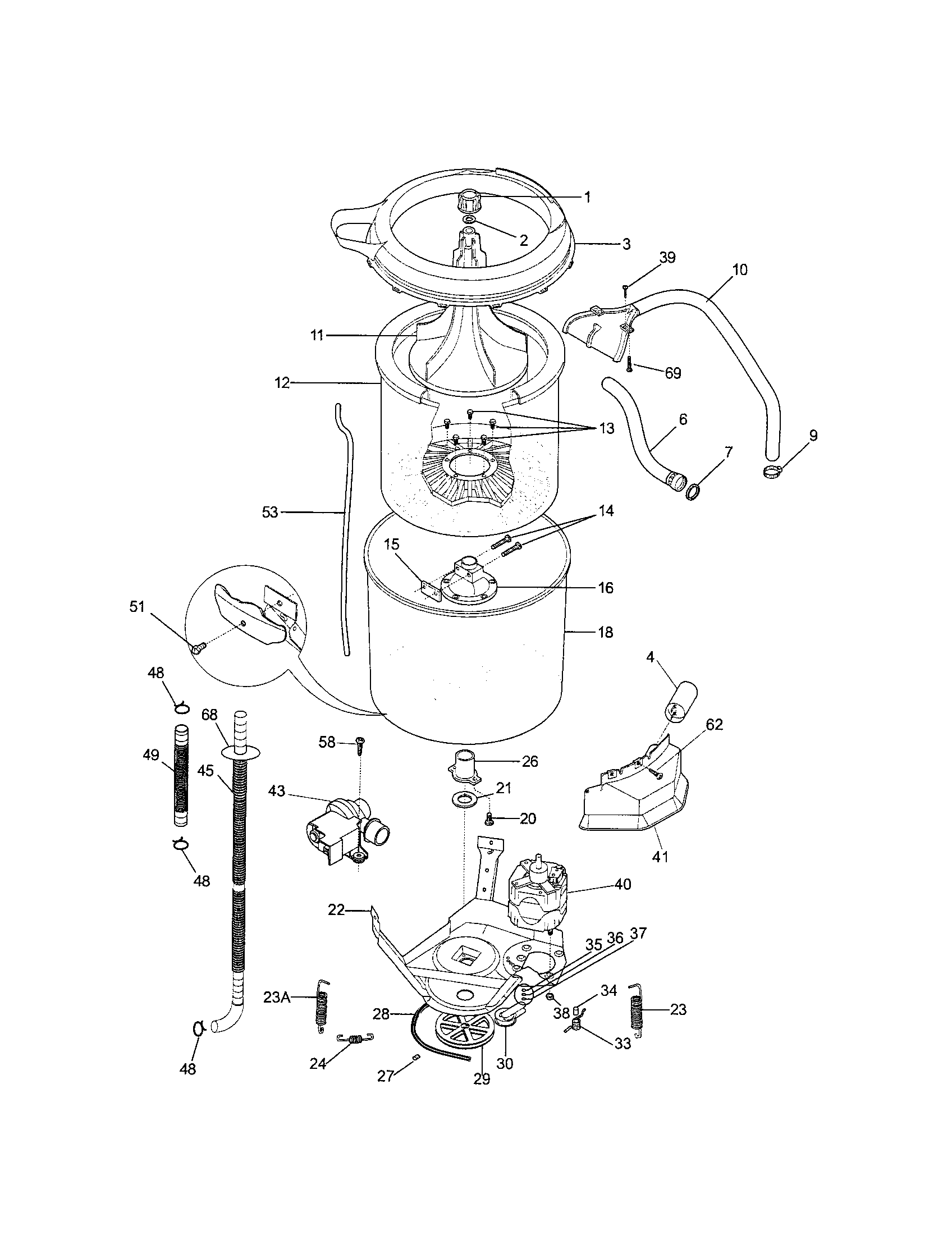 MOTOR/TUB
