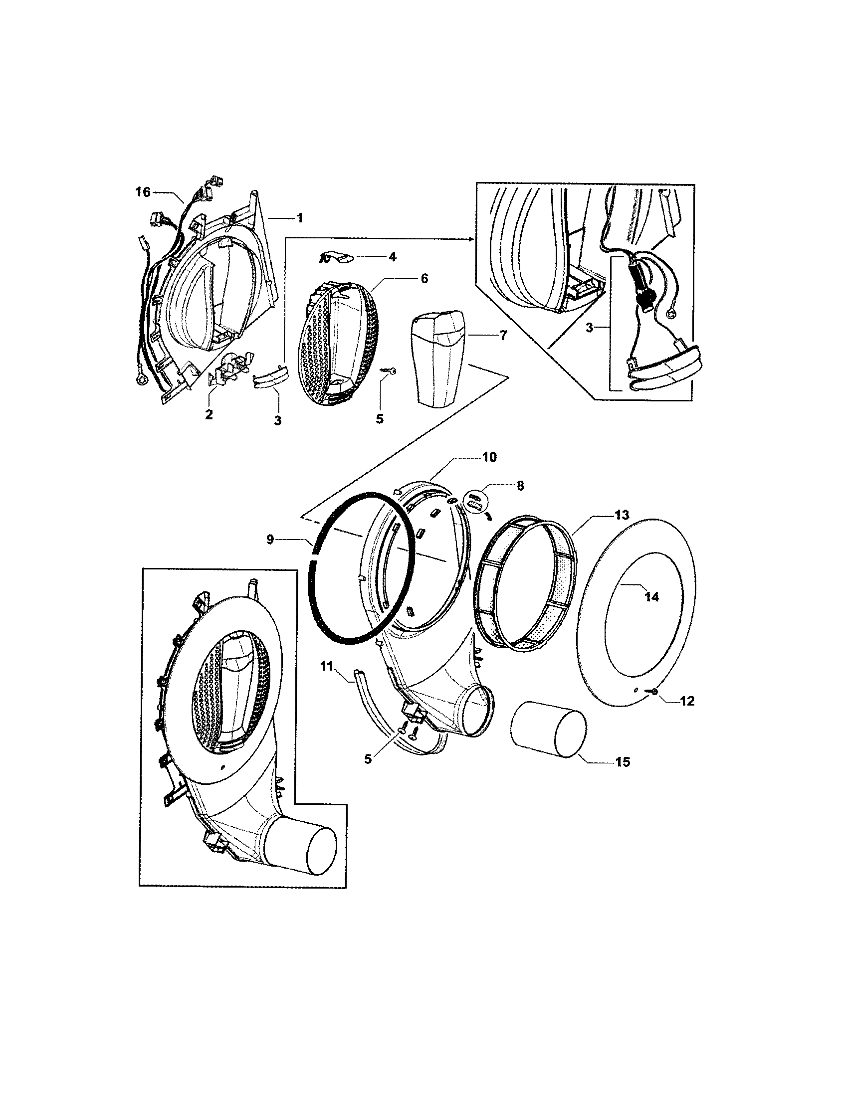 Outlet duct