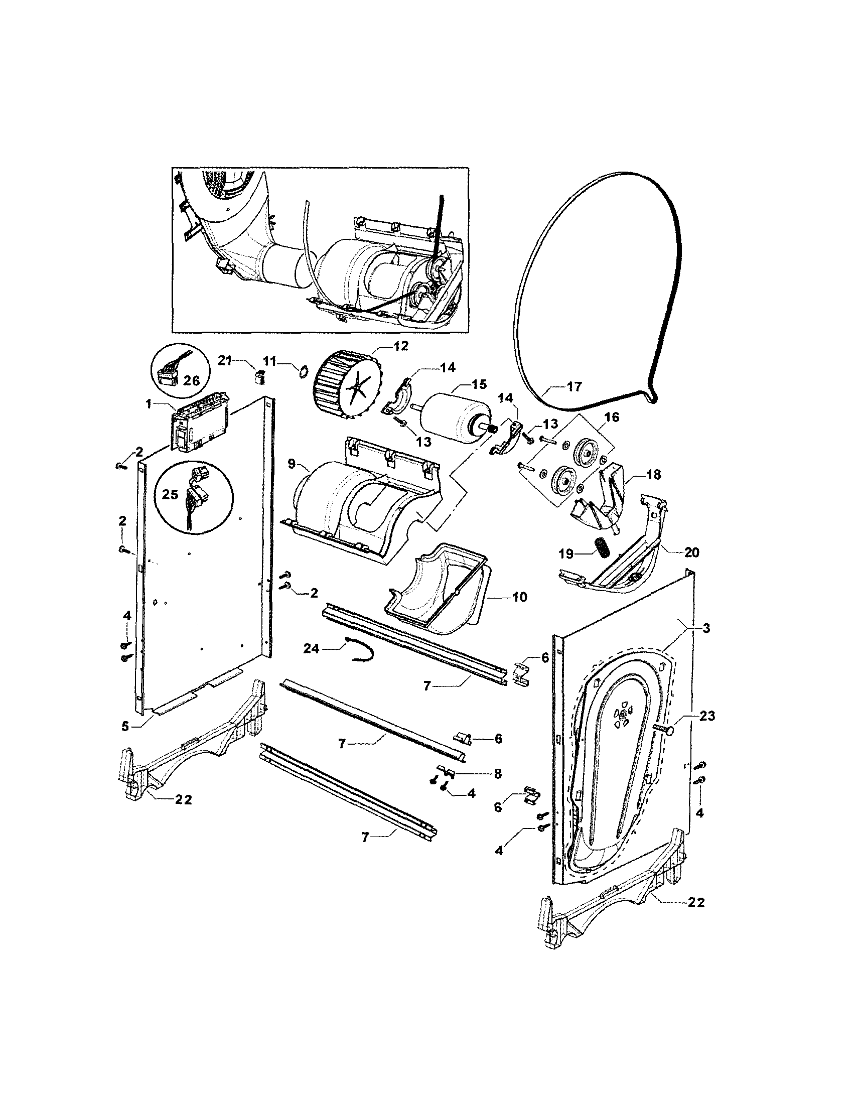Chassis components/motor
