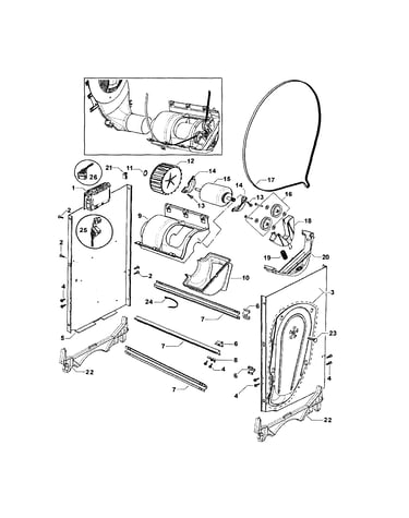 Chassis components/motor
