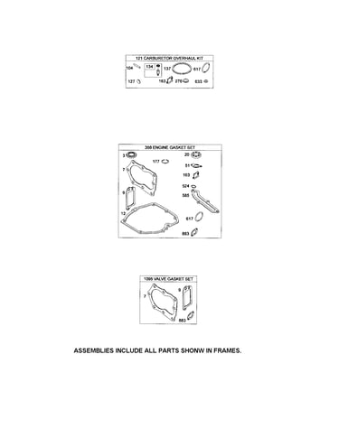 Gasket sets