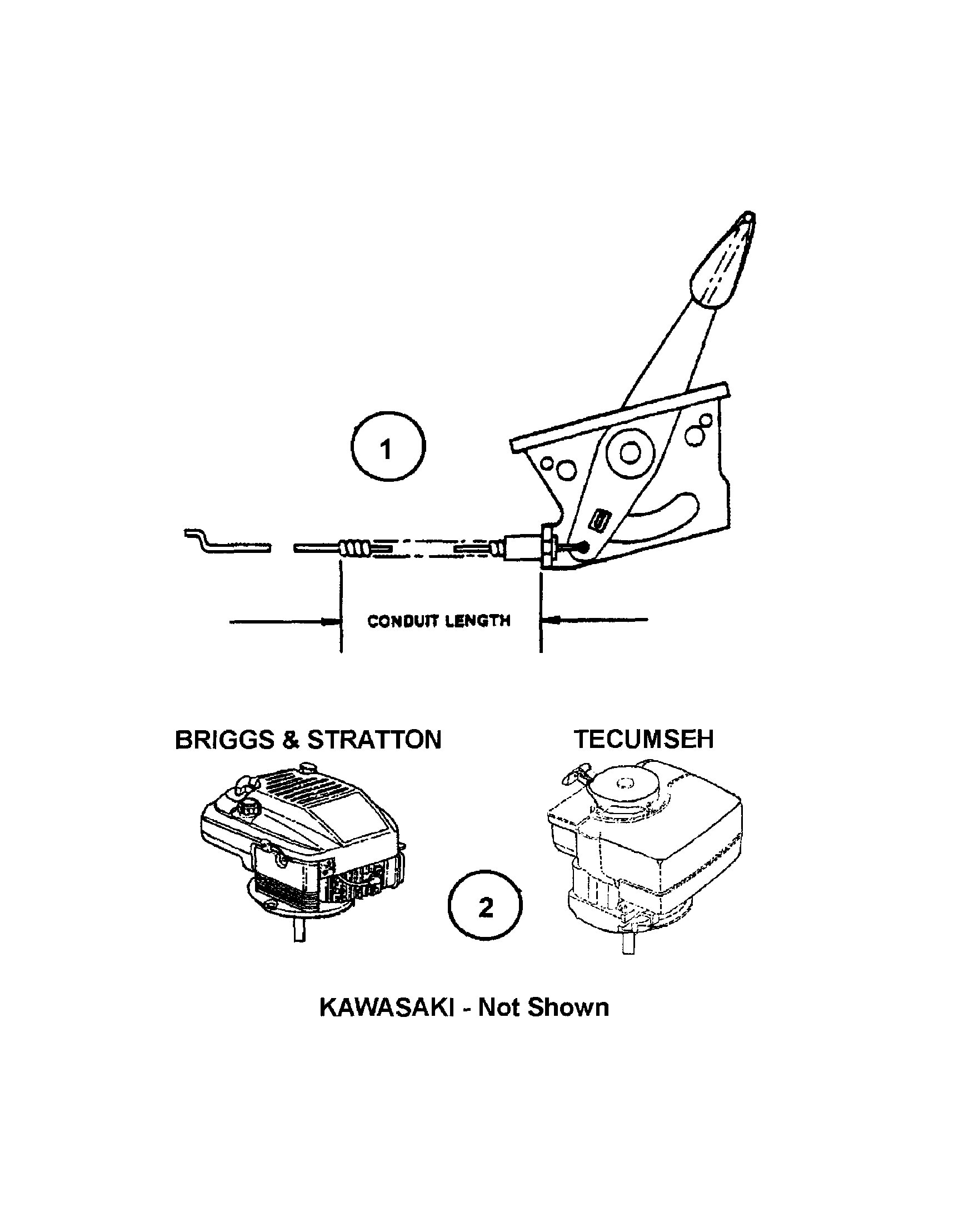 THROTTLE CONTROLS/ENGINE SPECS