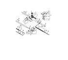 Echo SRM-2100SB TYPE 1E drive shaft/handles/throttle diagram