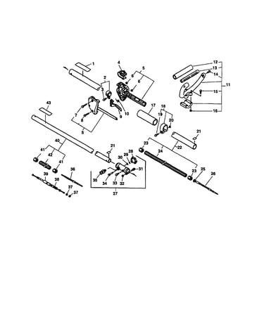 Drive shaft/handles/throttle