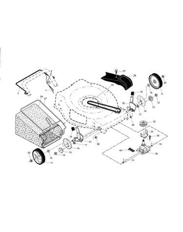 Drive control/gear case/wheels