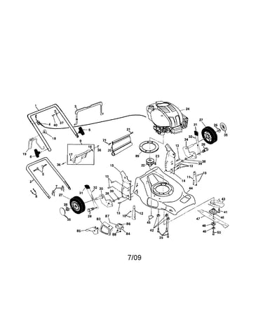 Engine/housing/handle