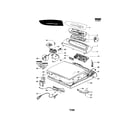 Fisher & Paykel WA37T26GW2-96133A top deck & electronics diagram