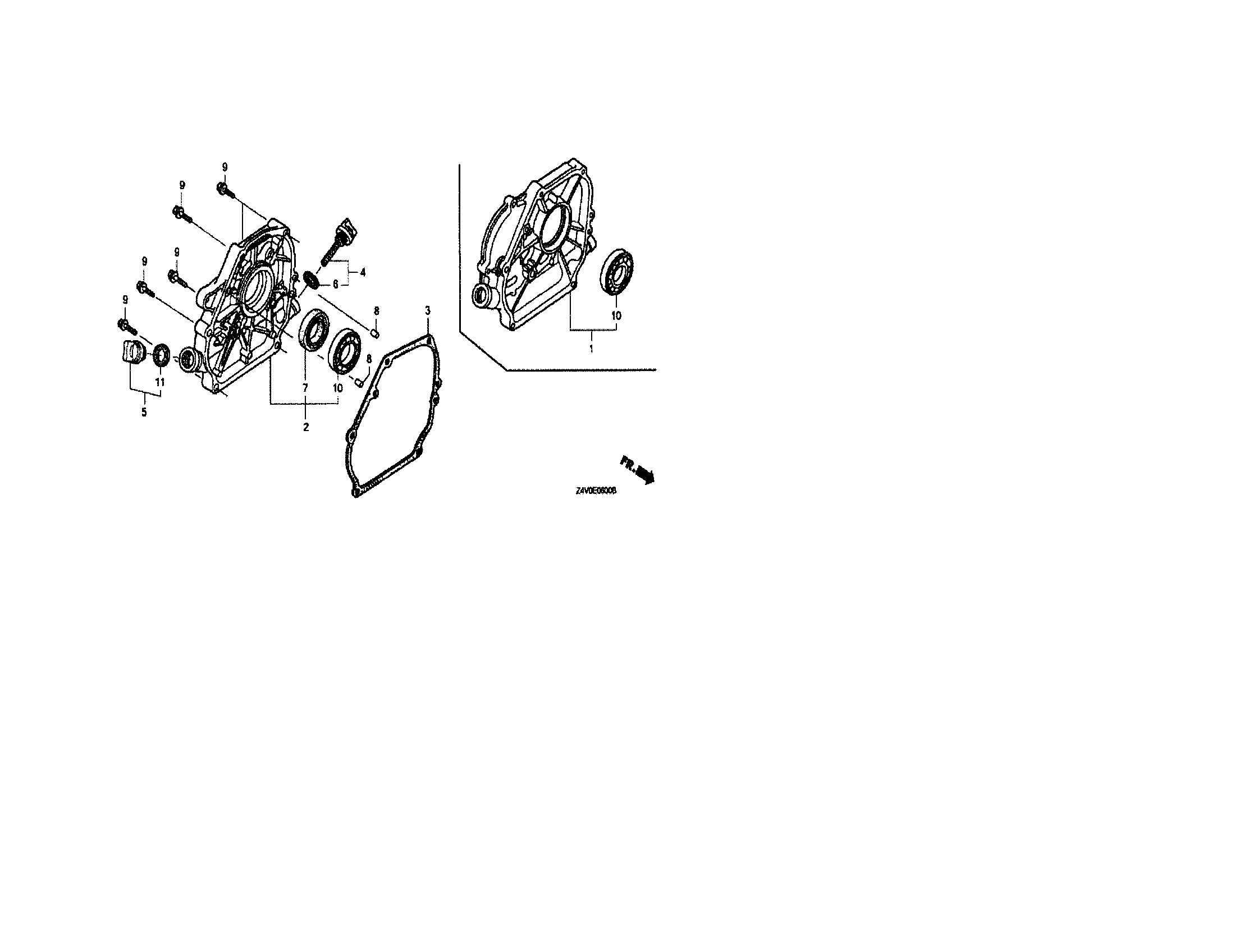 Crankcase cover