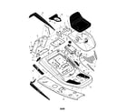 Craftsman 536270321 chassis and hood diagram