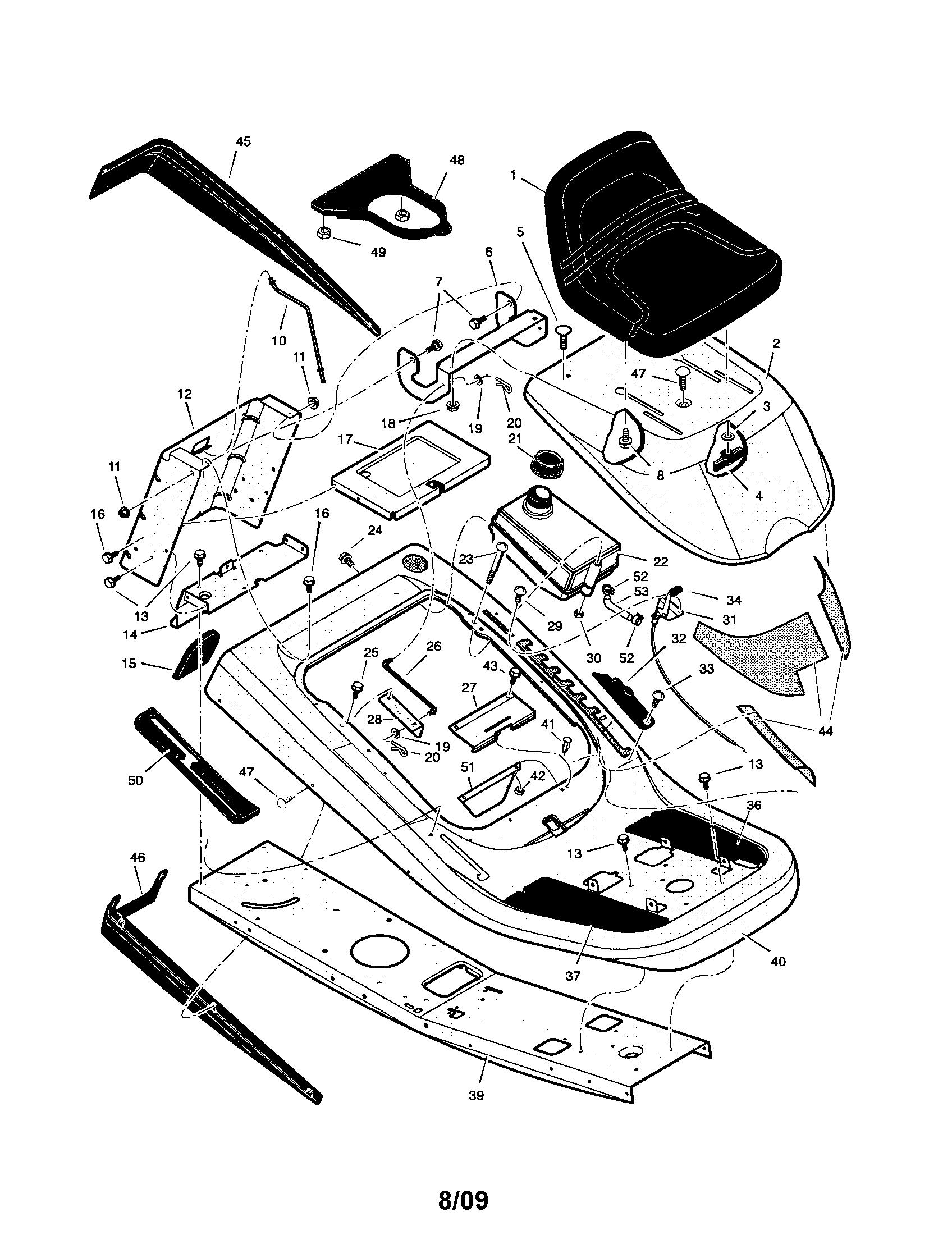 CHASSIS AND HOOD