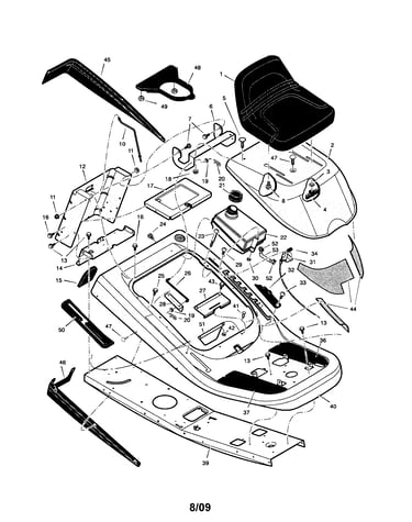 Chassis and hood