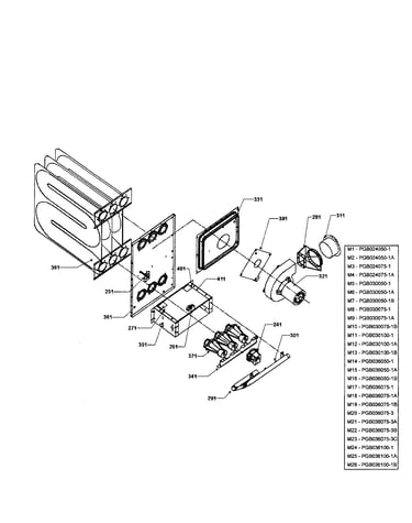 Heat exchanger/gas valve/manifold