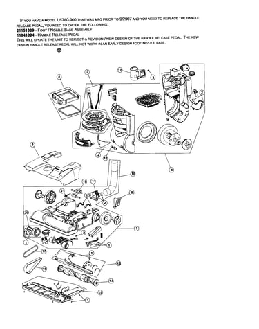 Motor & housing/nozzle base