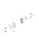 Auger bearing/bearing plug