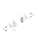 Auger bearing/bearing plug