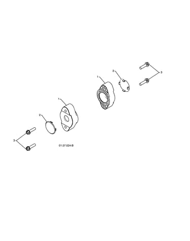 Auger bearing/bearing plug