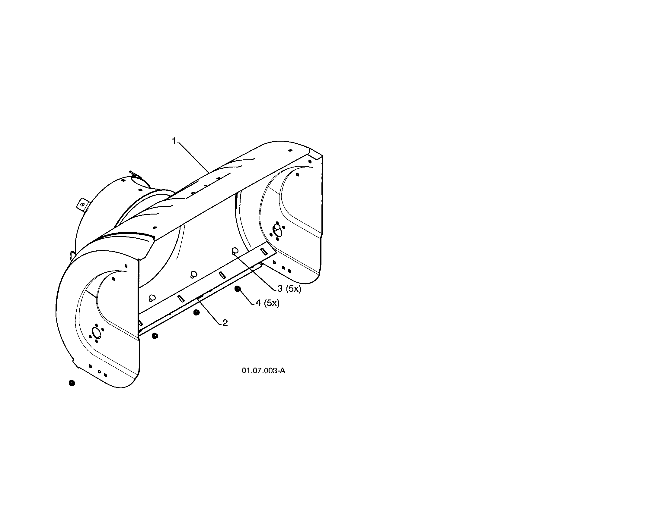 Auger housing