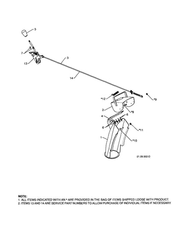 Chute & deflector weldment