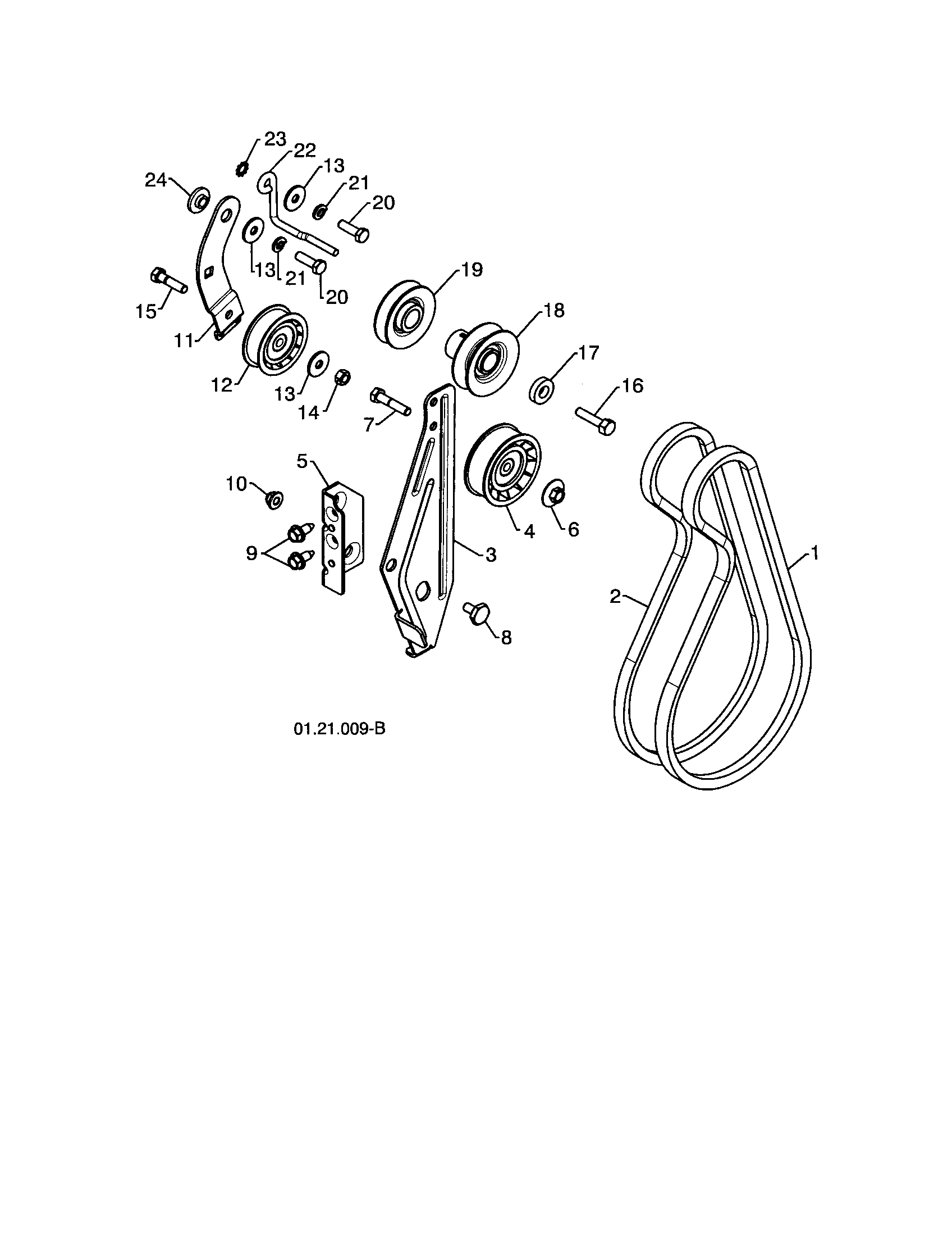Impeller & traction belts