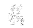Craftsman 247889700 axle/wheels diagram
