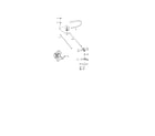 Craftsman 358795920 handle/blade shield/gearbox diagram
