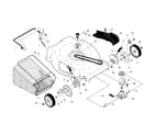 Craftsman 917374041 drive control/gear case/wheels diagram