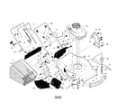 Craftsman 917374091 engine/housing/handle diagram