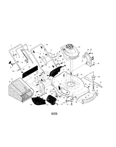 Engine/housing/handle