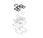 Kenmore 79074503992 top diagram