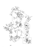 Handles/lower chute