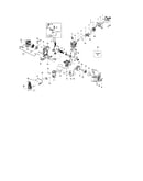 Cylinder/fuel tank/crankshaft
