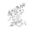 Poulan CT131 chassis and enclosures diagram