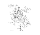 Poulan 96042010700 mower deck diagram