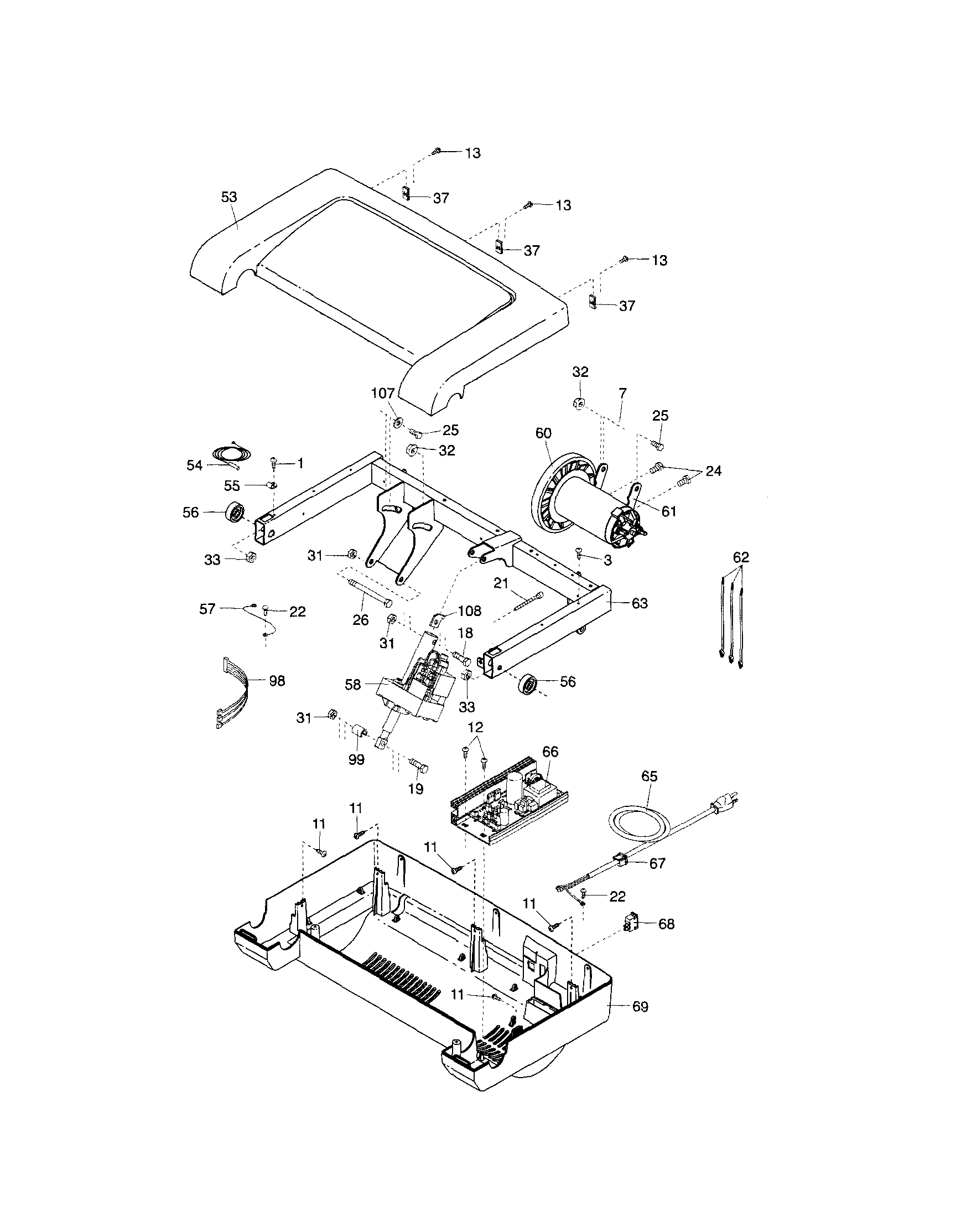 Hood/motor