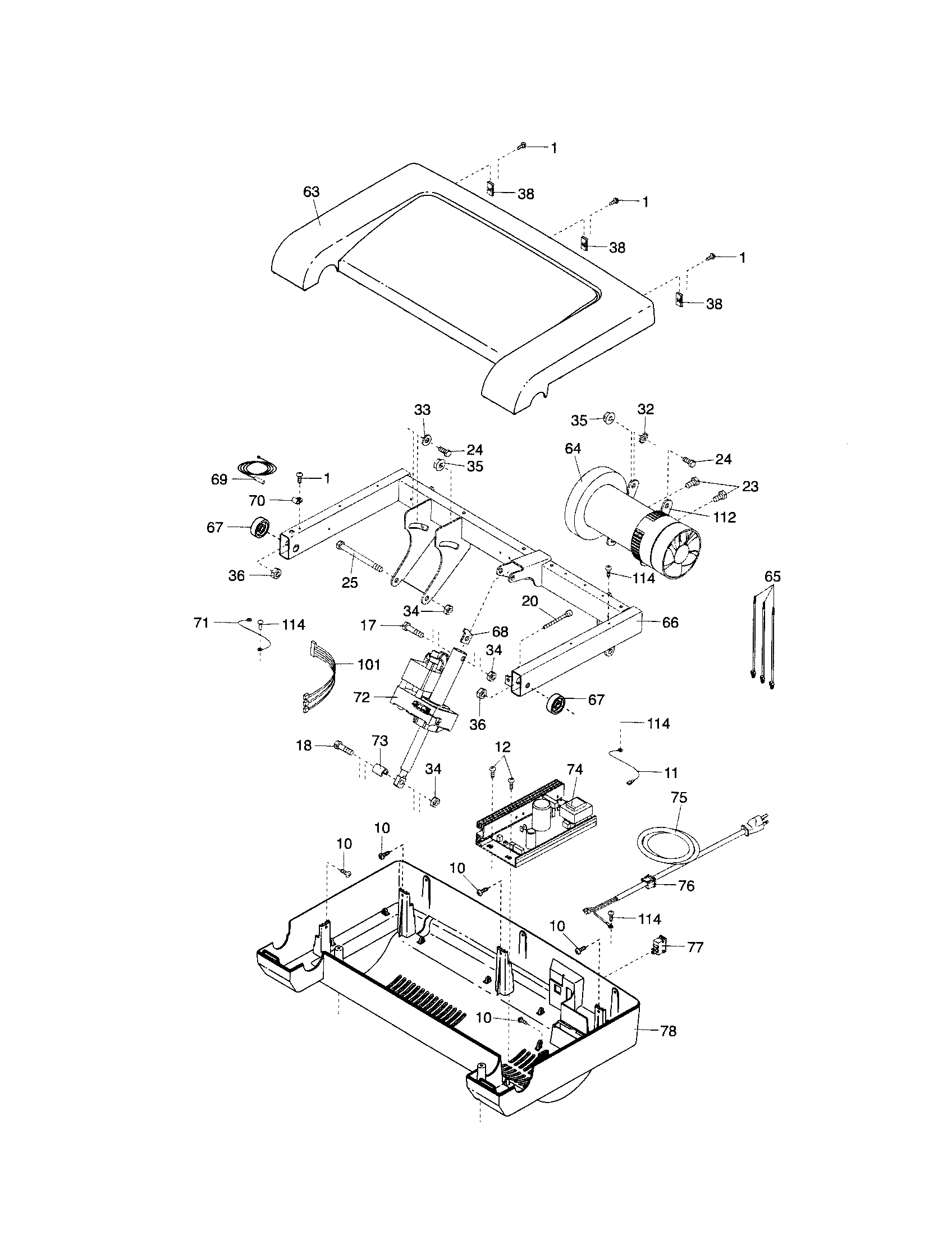 Hood/motor