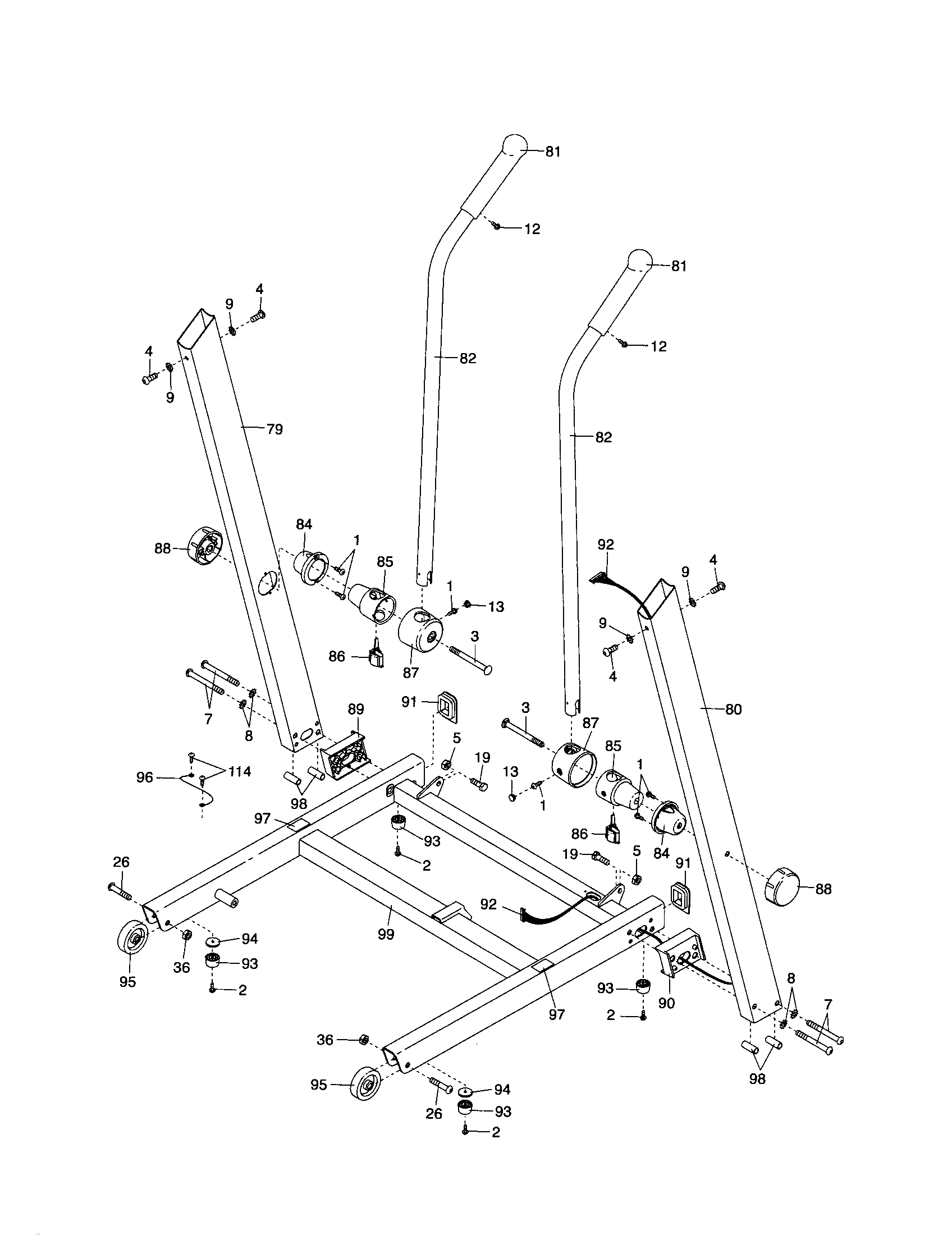 Base/uprights