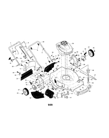 Engine/housing/handle