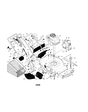 Engine/housing/handle